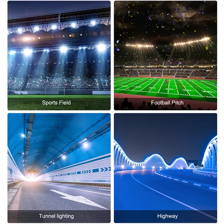Professional SAA Stadium Light Ip66 Outdoor Floodlights 200w 400w 800w 1000w 1200w Led Tunnel Lights