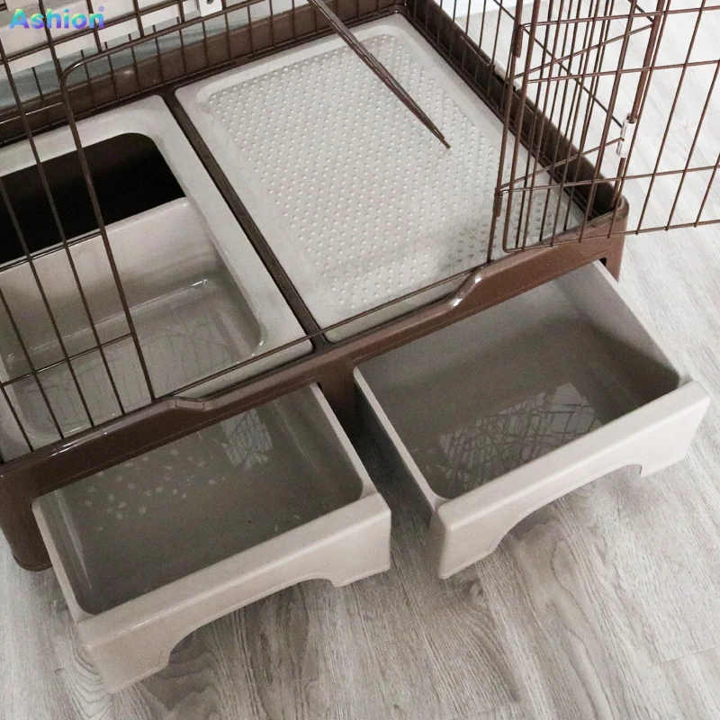 
Wholesale New Fashion Pet Cat Cage Large Small Cat Cage Steel Wire With Tray 