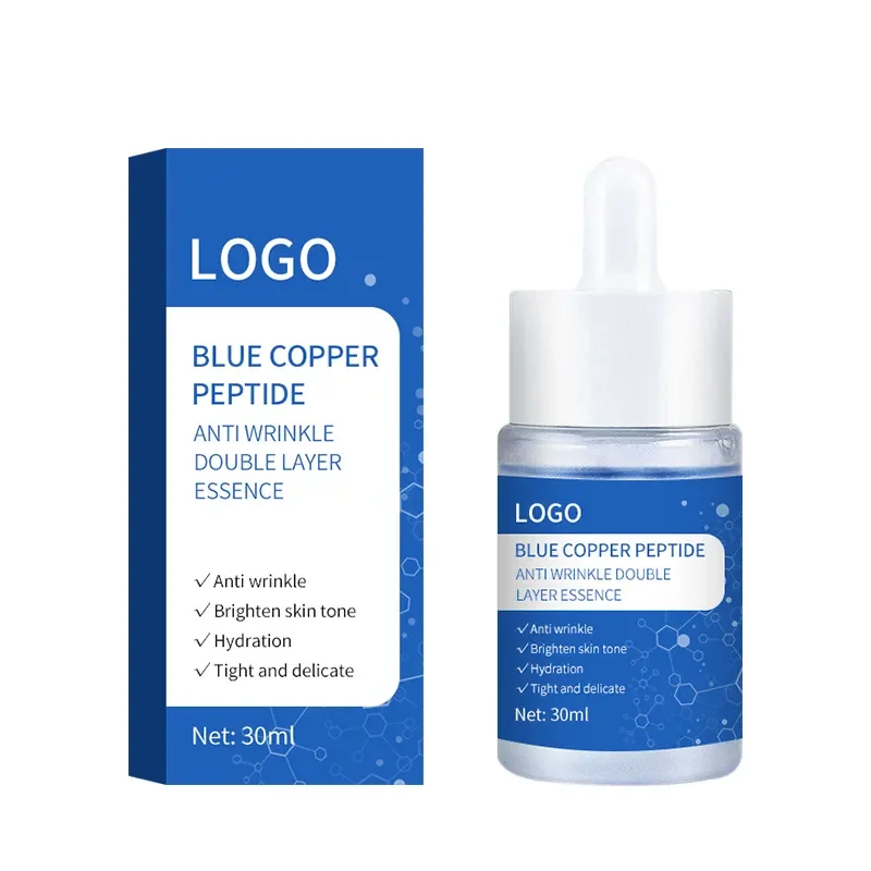 Custom Logo Retinol Face Serum Lifting Firming Moisturizing Skin Care Copper Peptide Serum