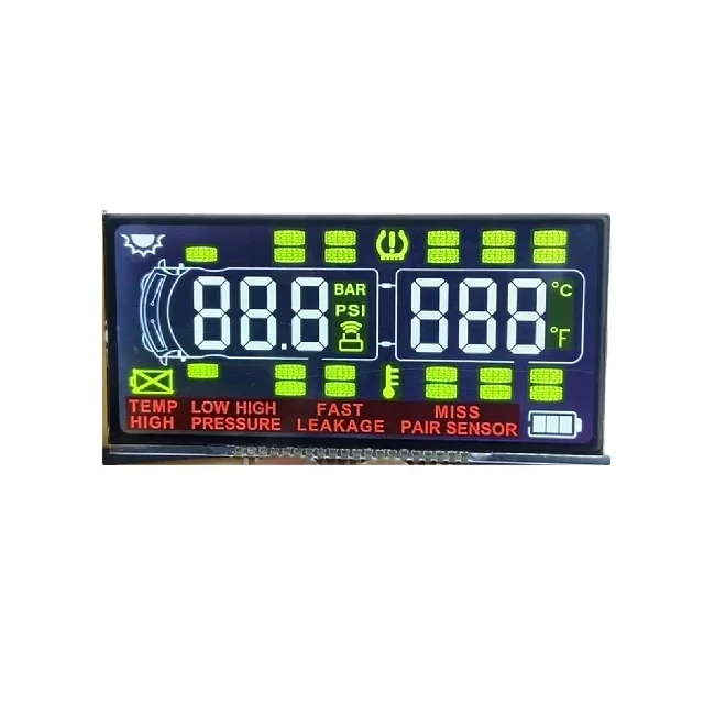 7 Segment VA Lcd Display Module Monochrome Transmissive VA Lcd Display Screen