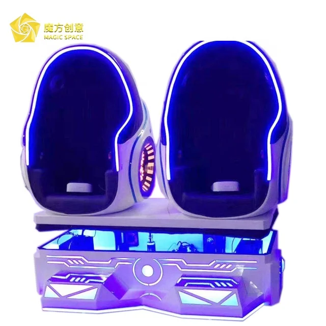 Indoor Playground Equipment Virtual Reality 2 Seater Chair Dragon Egg vr 9d Game Machine Hottest Sale