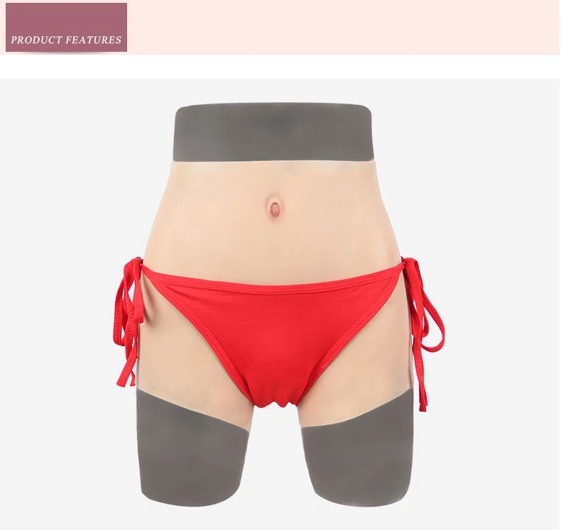 
Silicone Realistic Vagina Panty for men Shemale Crossdresser Pussy Pants Transgender Artificial Sex Fake Underwear Enhancer Hip 