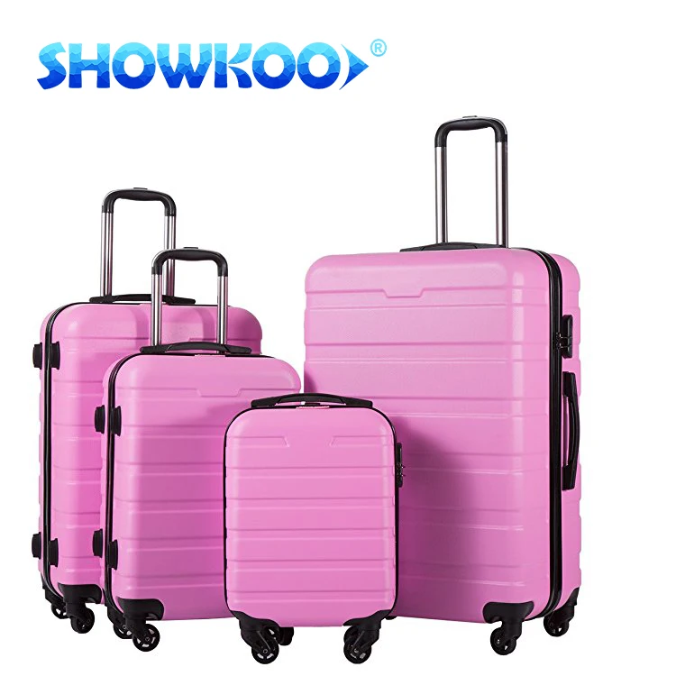 Super hot selling maletas family travel 4 piece set  suitcase promotion nice quality brand luggage sets