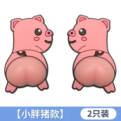 HWA OEM Custom Cute Soft PVC Silicone Crashproof Reflective Car Stickers Accessories 3D Decoration Door Mirror Handle Sticker