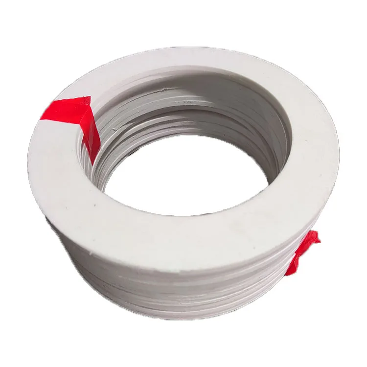 Improved flat oval gasket for polytetrafluoron evaporator heat exchanger