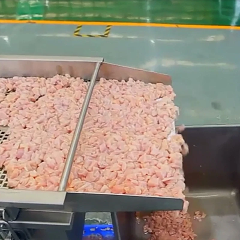 Automatic fresh meat horizontal cutter slicing chicken part cutting machine meat Intelligent slicer commercial best