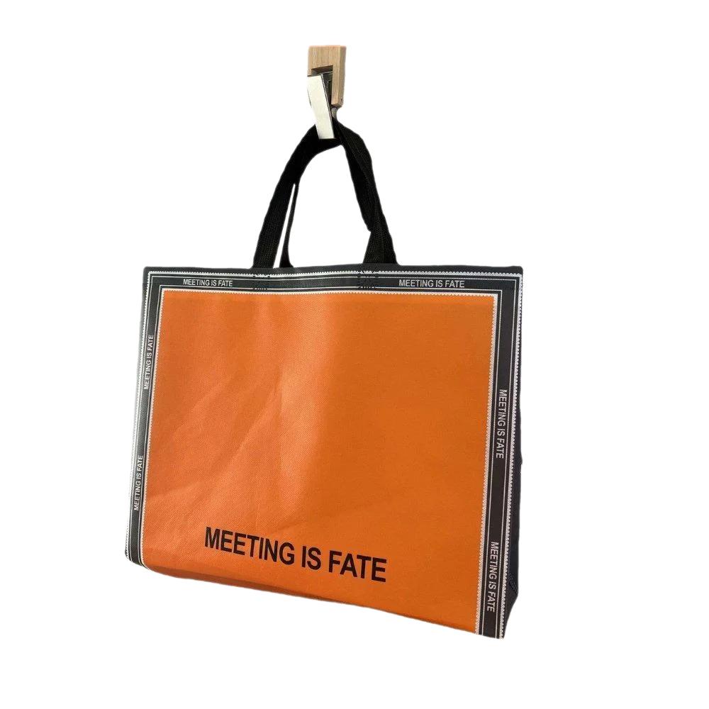 Bags Non-Woven High Capacity For Clothing Store Handled Style Customized Color Durable Using For Many Industries Made In Vietnam