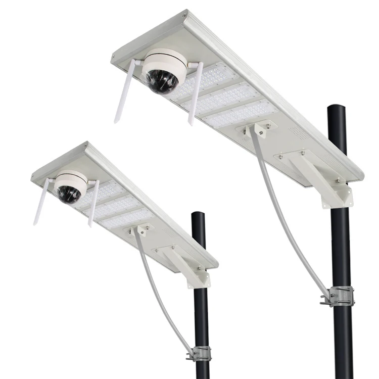 Горячая Распродажа Ip65 4G Smart Pole Management Led 50 Вт 800 60 120 150 Водонепроницаемый все в одном солнечный уличный фонарь с камерой