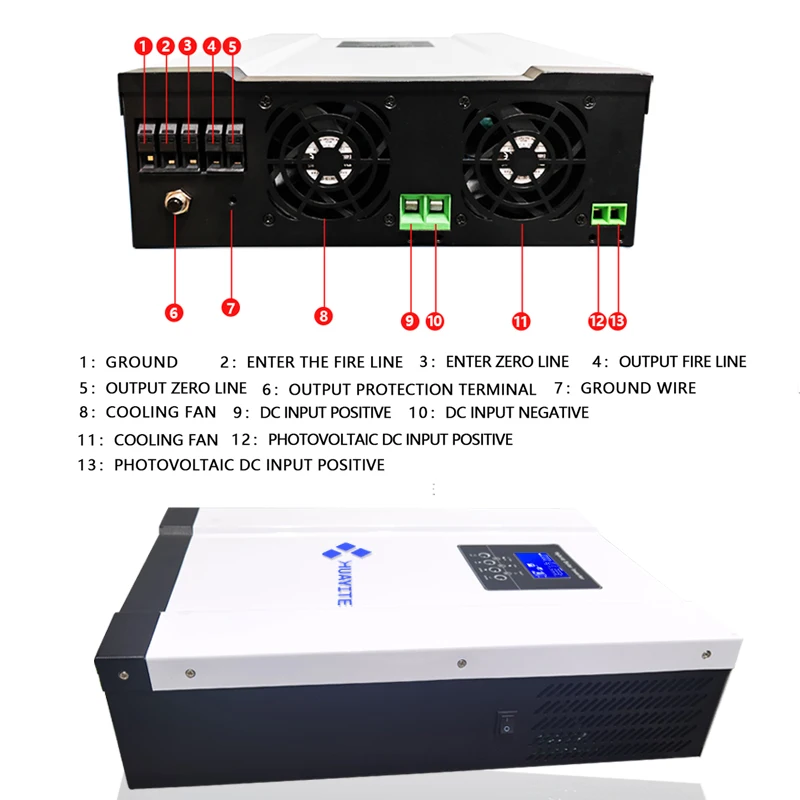 Electric Parallel 5KW 230vac inverter pure sine wave DC 24V 48V felicity portable pv photovoltaic inverter