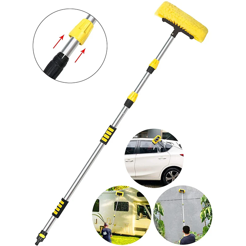 Multifunctional Portable Car Cleaning Tool Car Wash Brush Head Exterior Cleaning Care For Car Rv Truck Camper