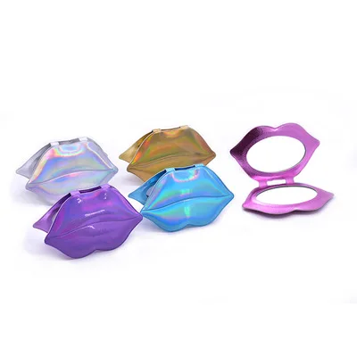 Косметическое зеркало для макияжа маленькая партия индивидуальная Настройка складное косметическое губ