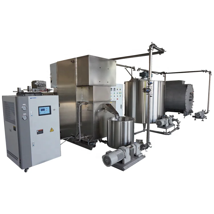 big capacity chocolate refining machinery chocolate tempering plant