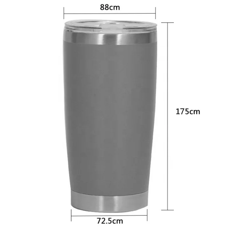 20oz Wholesale  Stainless Steel Tumbler Double Wall Tumbler with Lid