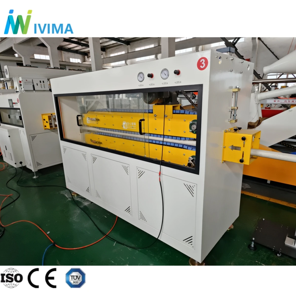 Conical Twin Screw PVC Pipe Extruder/UPVC CPVC Pipe Making Machinery for PVC Water Tube Production