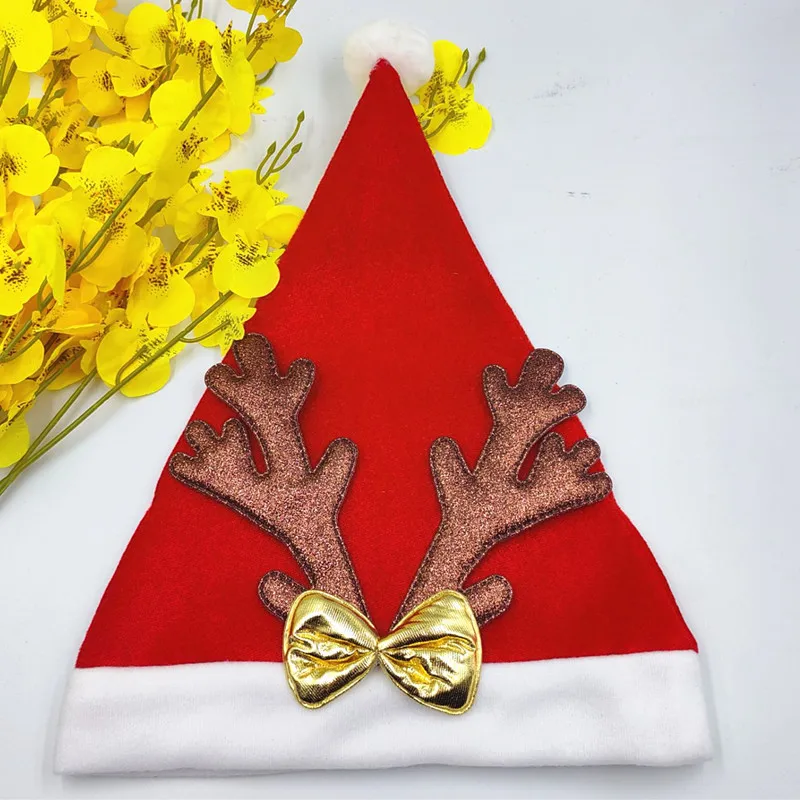 Christmas decorations Antler Adult children Santa hat  party dress up Christmas hats for adults party hats