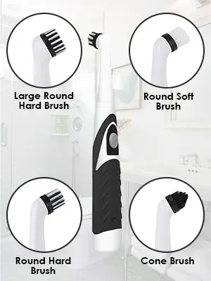 Electric Spin Scrubber Cleaning Tools Cleaning Brush Shower Cleaner for Bathroom Kitchen Tile Grout Floor Tub Counter tops