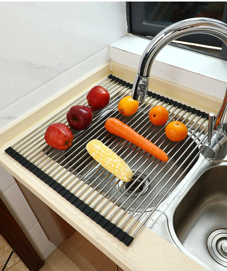 
Factory wholesale custom tableware storage rack organizers for kitchen food fruits sort dry 