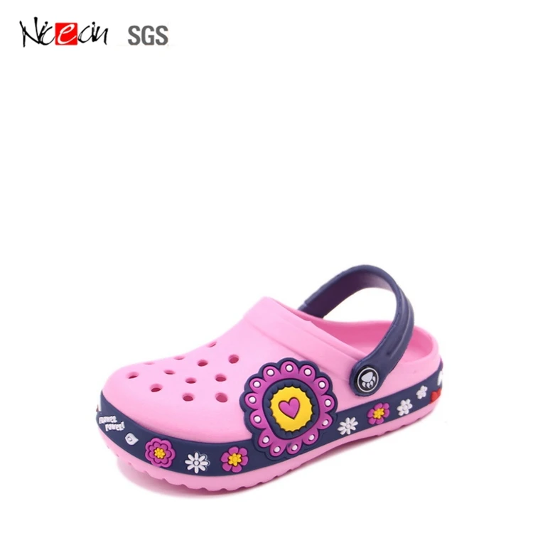 Летние Пластиковые сабо, детские сабо для улицы, новый дизайн, сандалии для девочек, Женская безопасная розовая садовая обувь