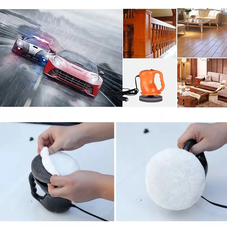ROADSTAR High Quality 12V 40W Car Polisher Buffer Polishing Waxing Machine Vehicle Self-Service Polisher Car