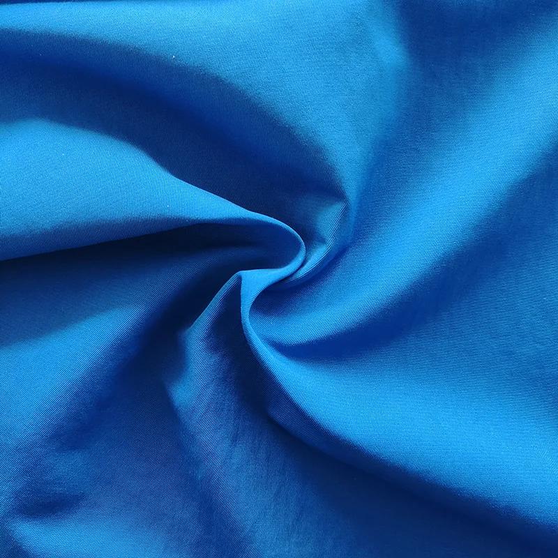 100% Polyamides Waterproof 2/2 Twill Nylon Taslan Fabric Crinkle Style For Jackets