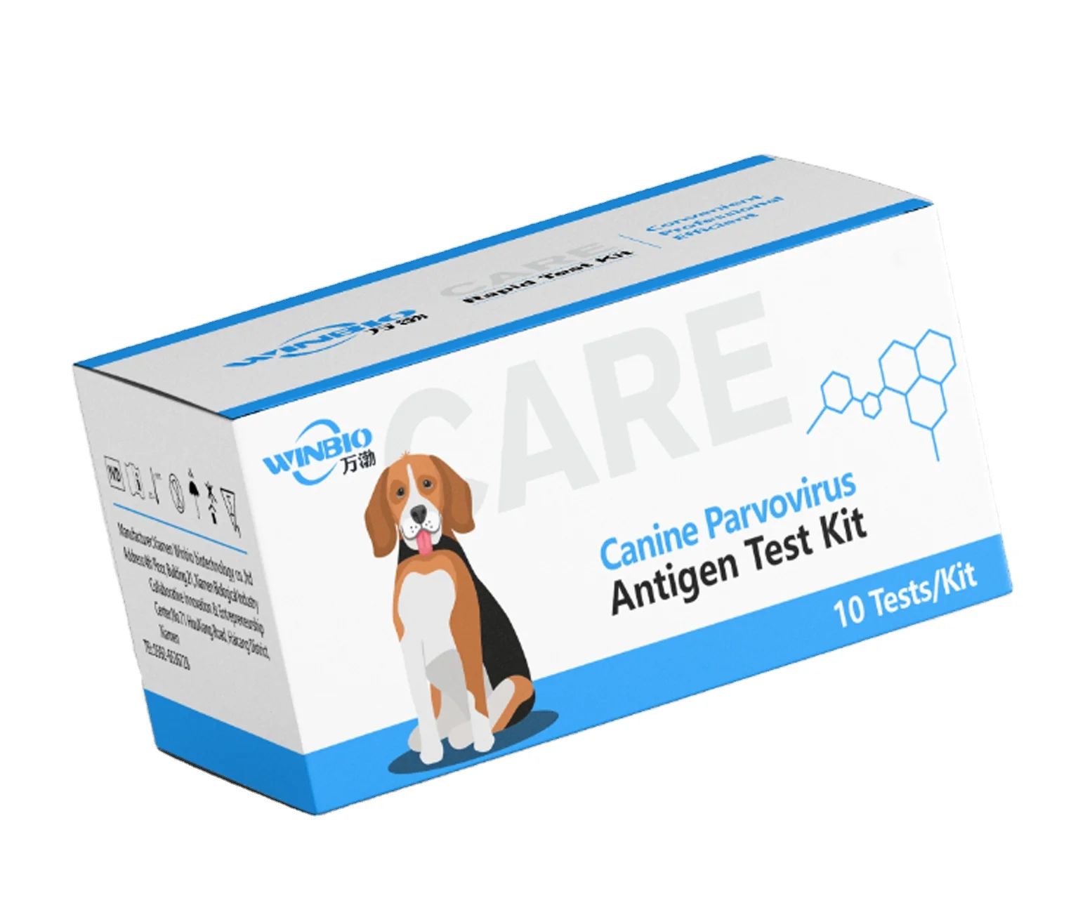 Pet Animal Disease Canine Parvovirus dog rapid test kit CPV