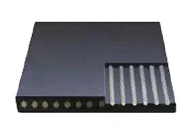 Steel wire rope core rubber conveyor belt used in mining machinery for long-distance transportation of materials conveyor belt