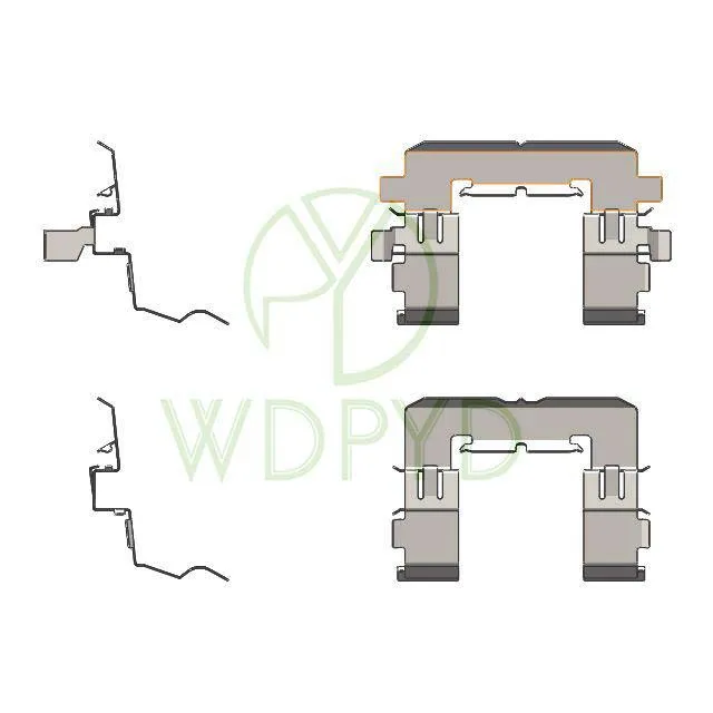 109-1756 Oem Custom Brake Accessories Pad Clips other atuo Brake spare parts For Subaru Brake Pad Kits