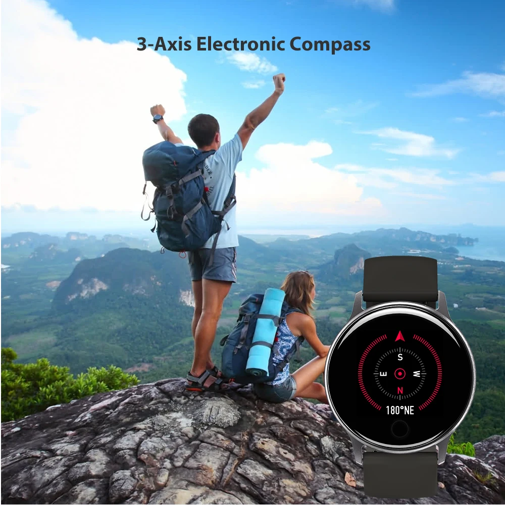 
UMIDIGI Uwatch 3S Smart Watch Men Women 5ATM Waterproof Fitness Tracker Sport Band Heart Rate Sleep Monitoring For Android IOS 