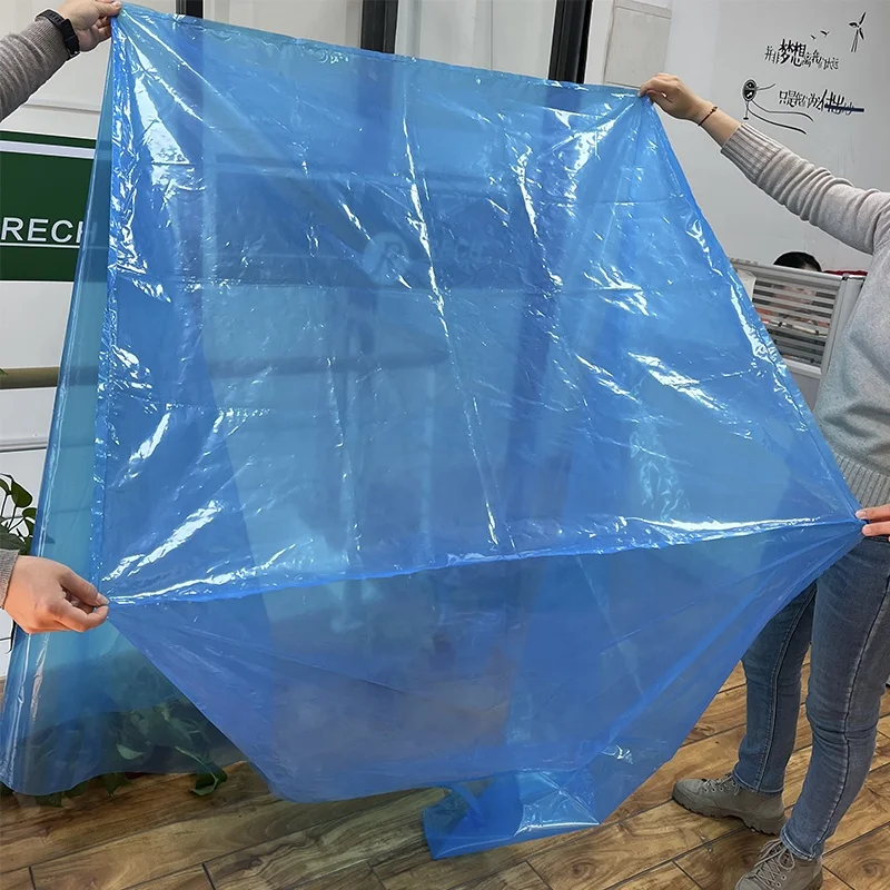 PE waterproof cover plastic film transparent for pallet