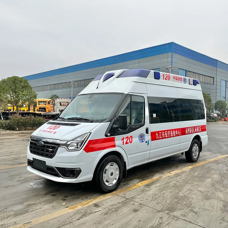 Hot Selling Emergency Monitoring Ward-Type Ambulance Vehicle for Hospital Use
