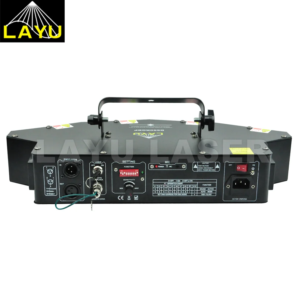 D550RGBP 4 head laser light dj party club party step motor laser light lazer light