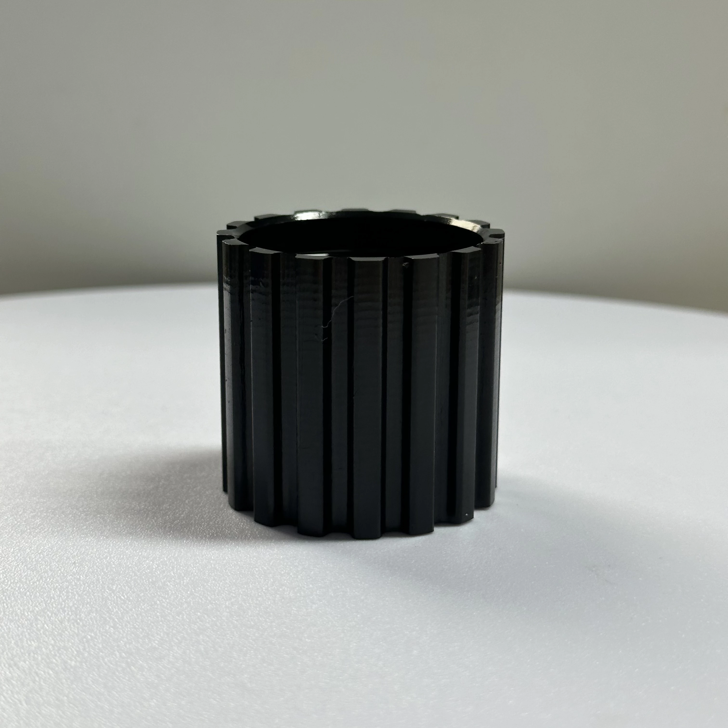 CNC Machined Hot Sale Long Lifetime 16 Teeth C45 Steel Blackening Timing Belt Pulley