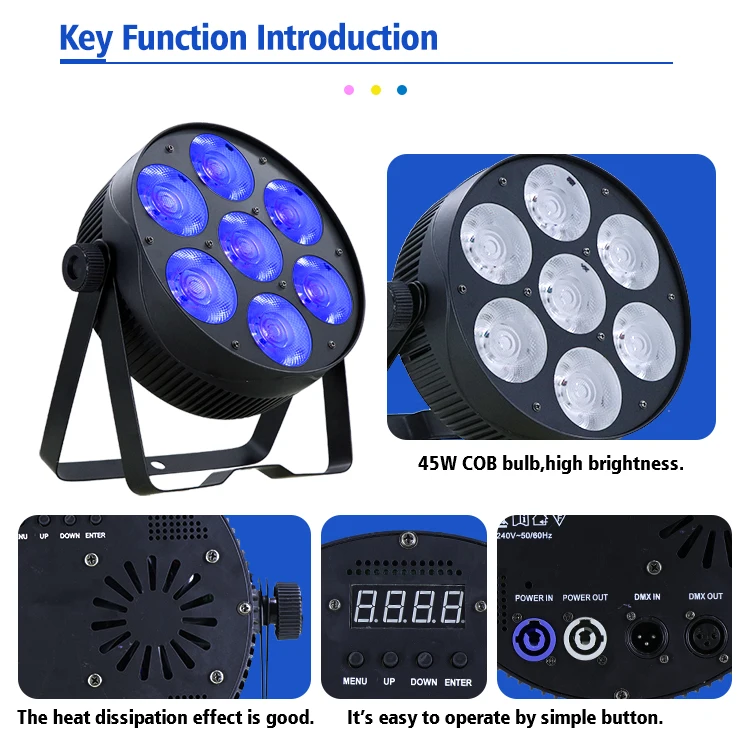 VLTG mini stage lighting equipment  DJ disco night club party par light professional led stage lights