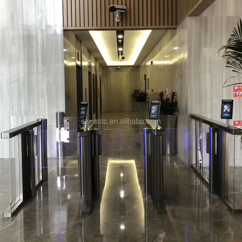 Smart  Control  Entrance  Flap Barrier Fast Speed  Swing Turnstile Gates