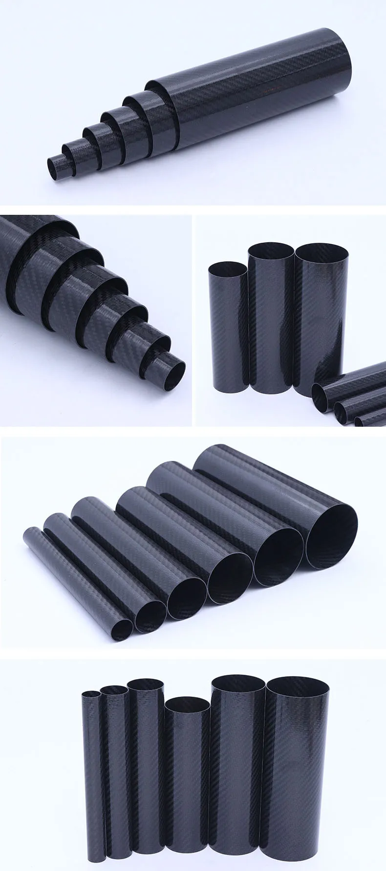 
High strength carbon fiber tube glossy and matte lightweight carbon fiber pipe 