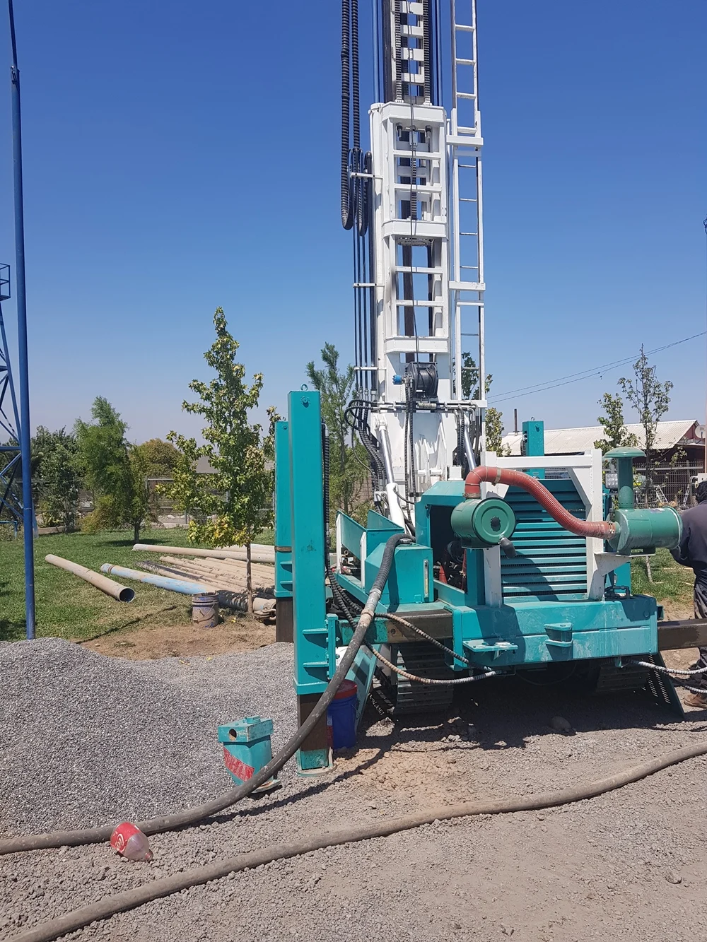 Sand 700 M Deph Auger Drilling Rig Wire Line Stone Test Drilling Machine For Soil Investigation