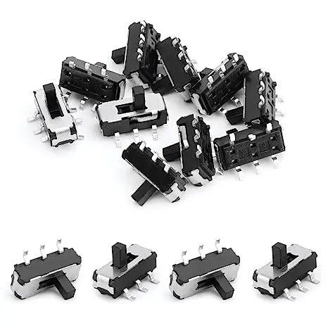 Best Selling Durable Using Miniature Horizontal Slide Switch Micro Slide Toggle Switch Mini Power Slide Switch Make in China