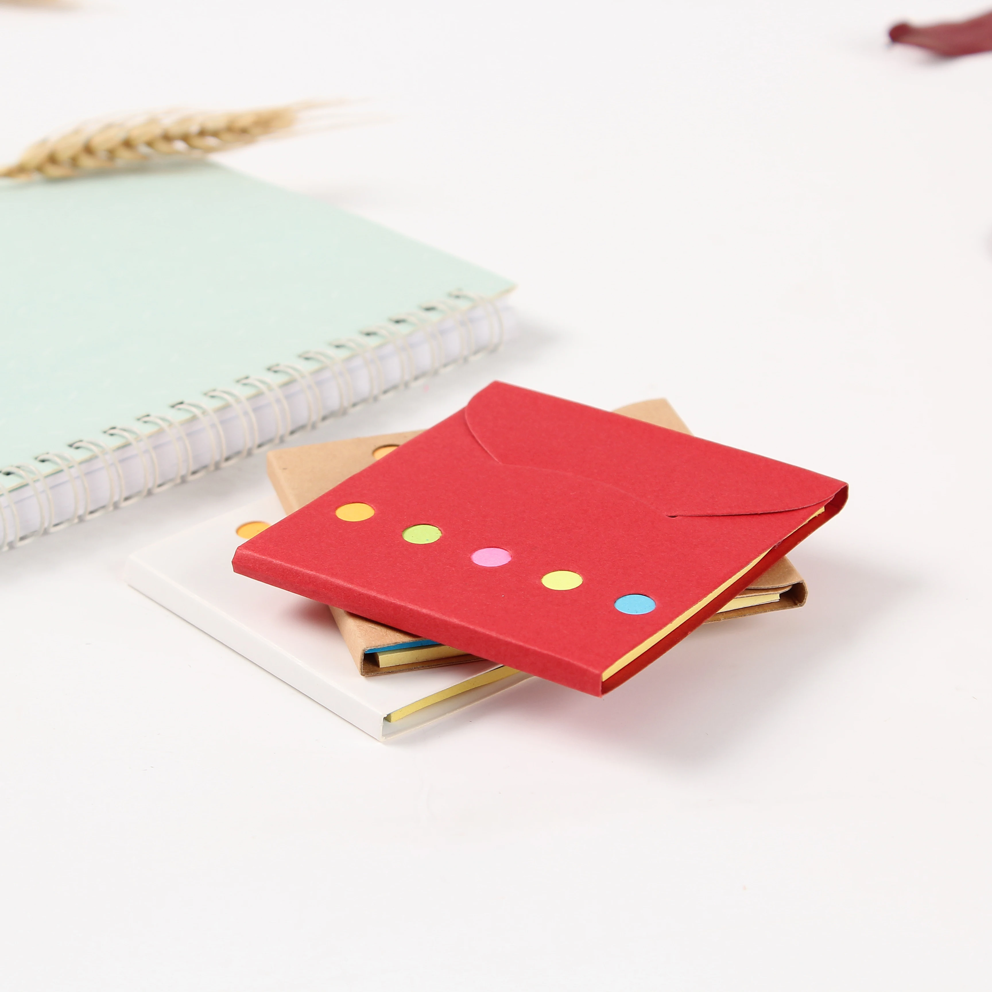 New Arrival Kawaii Stick Note Pad with Cover Color Custom Memo stick Notes