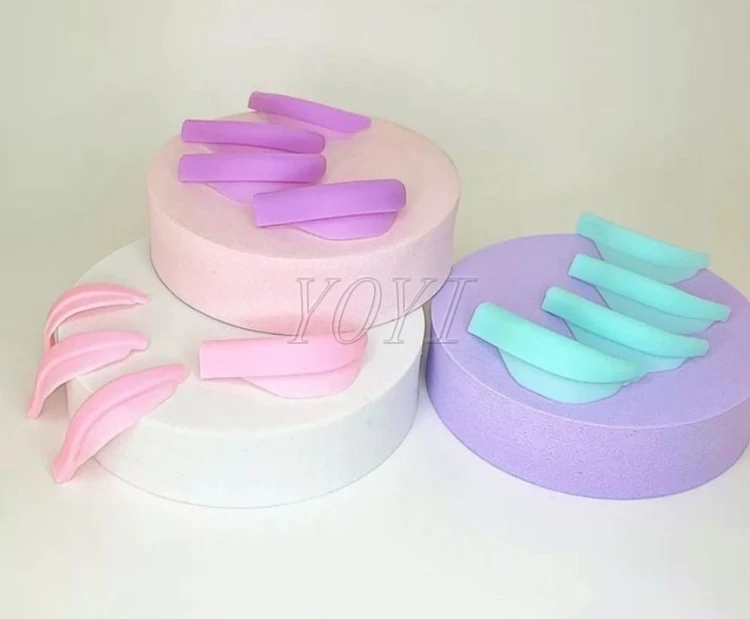 Newest No Glue Silicone Lash Lift Pad Beauty Colors Lash Lift Rod Private Label Lash Lift Shield and Rod