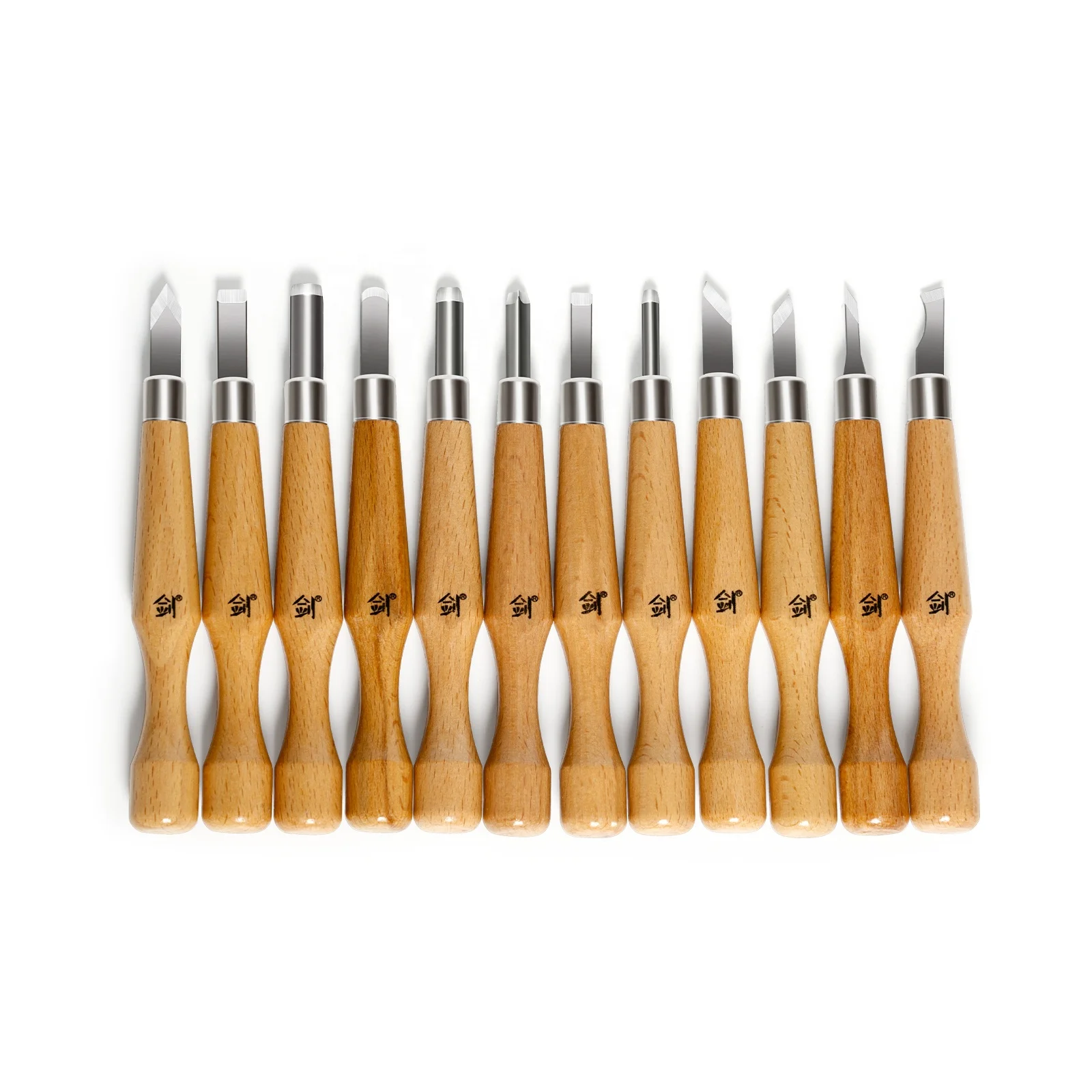 12PCS Multi Functional Knife Factory Top Quality Carving Tools Wood Carving Knife Suits for Carving