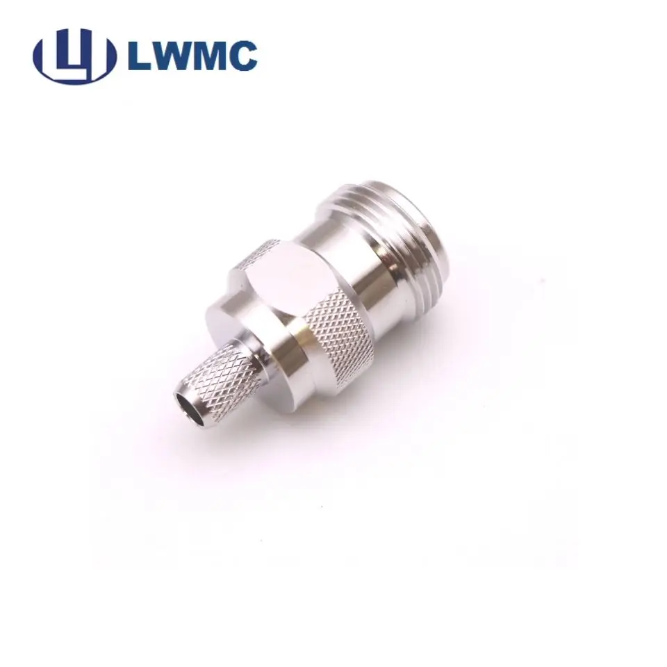 Factory Supply RF Coaxial Crimp  N Type female /male  straight connector for LMR240/ RG8 Mini cable