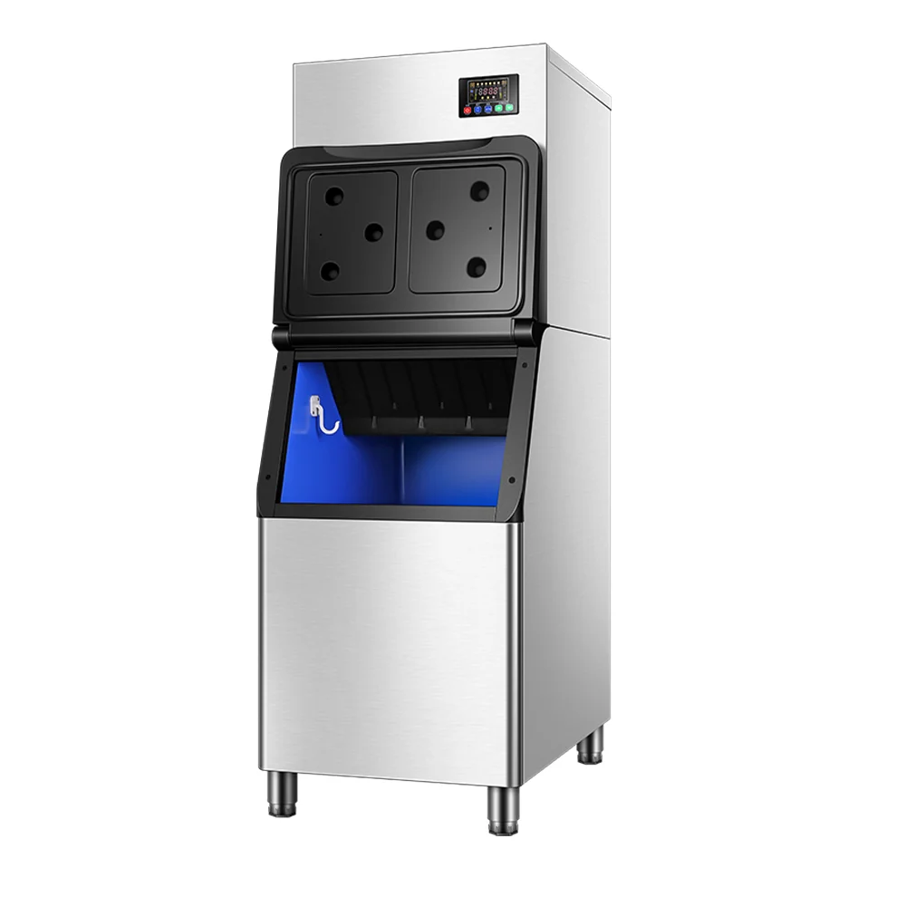 130kg High capacity Commercial Ice Maker Making Machine Square Ice Machine Automatic Ice Cube Machine