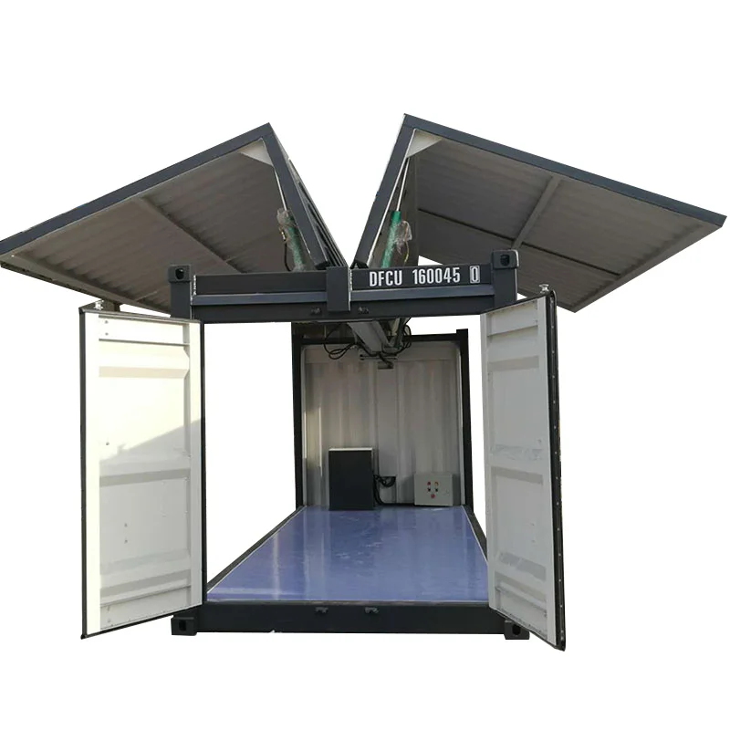 Конкурентный нового 20 футов fly двери морской контейнер с открытым бортом с гидравлической двери