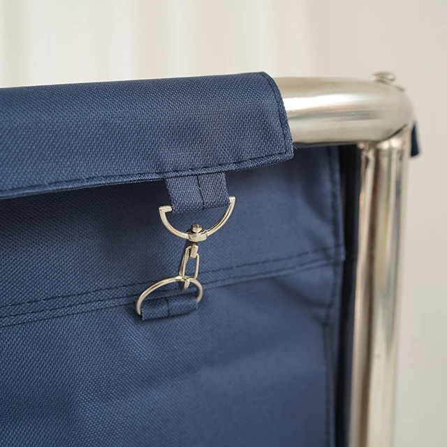 
Stainless Steel Commercial Dirty Linen Service Cart Trolley For Hotel Room 