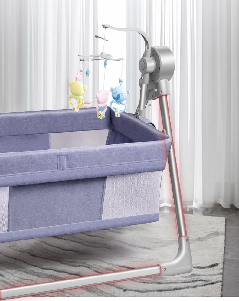 
Foldable baby crib bed multi function folding portable baby crib 