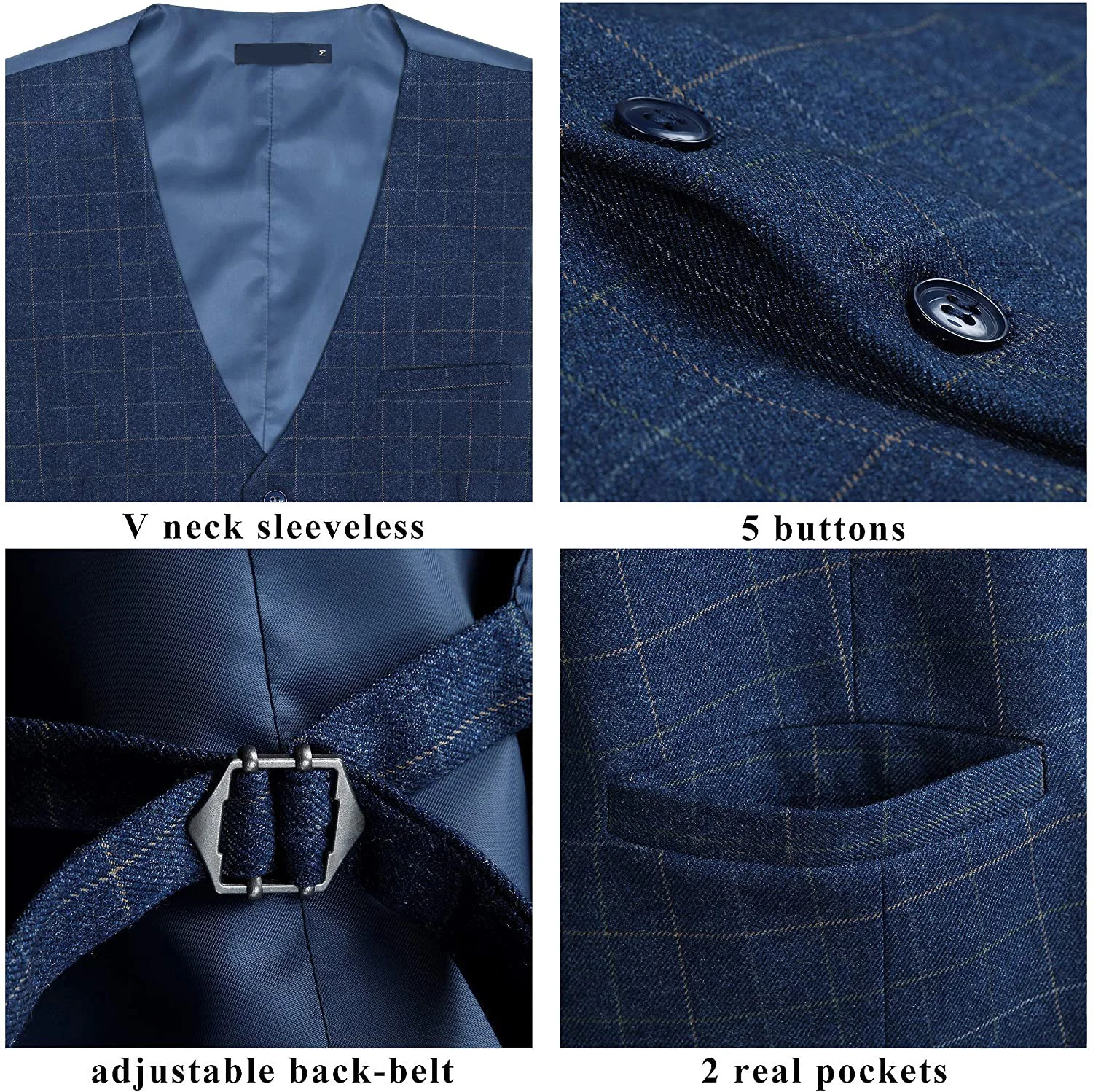 Мужской костюм, клетчатый жилет, деловой наряд, жилет для смокинга, облегающий клетчатый жилет, свадьба