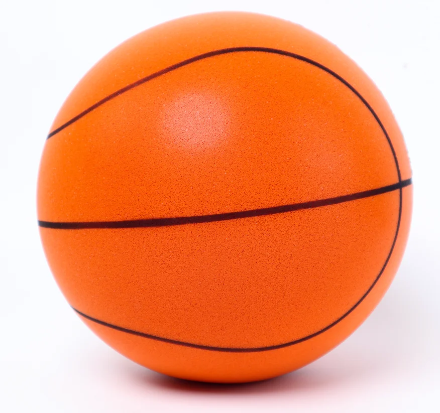 24cm 9.5inches Silent Basketball - No Noise Basketball for Indoor & Outdoor Training, Foam & Soft Basketball