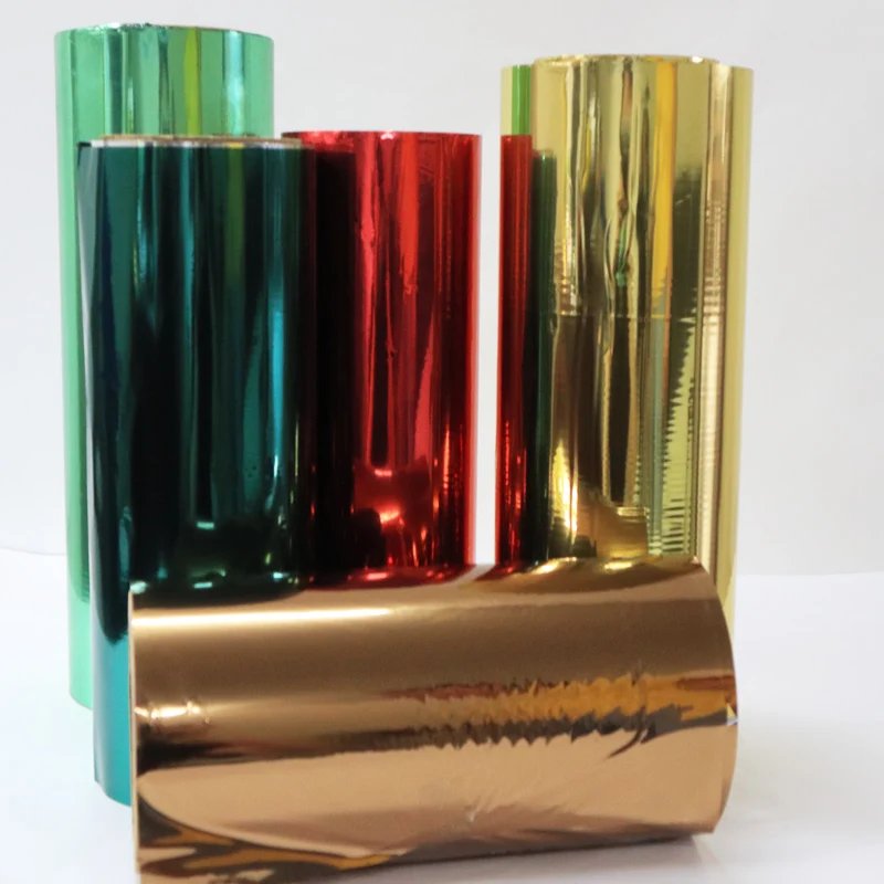 
factory price gold color coated pet film for packing 