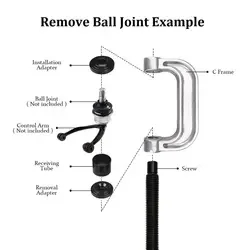 21 Piece Ball Joint Kit Upper and Lower Automotive Ball Joint Press Removal Tool Kit