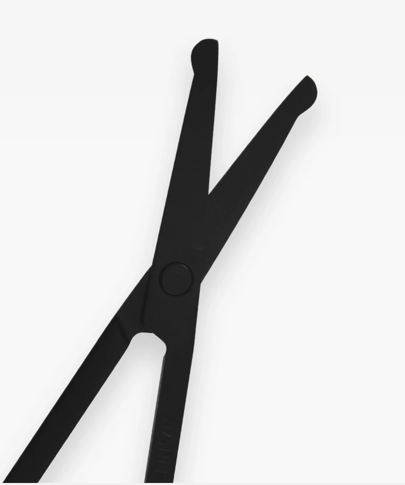 Curved and Rounded Safety Tip Facial Hair Small Eyebrow Grooming Scissors for Men Women - Eyebrow, Nose Hair, Mustache